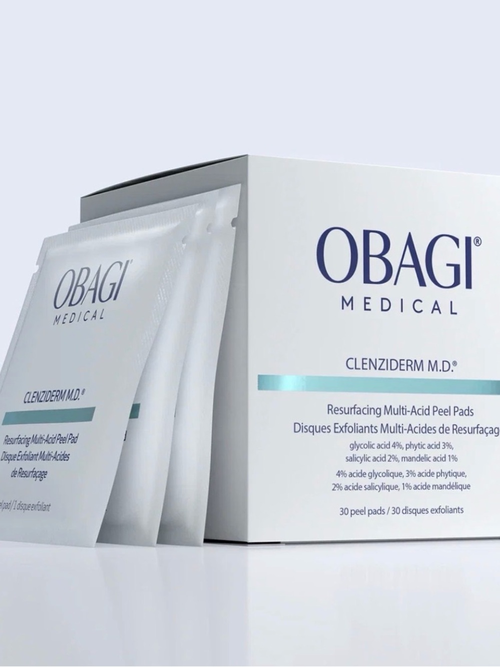 Obagi Medical Clenziderm M.D. Resurfacing Multi-Acid Peel Pads